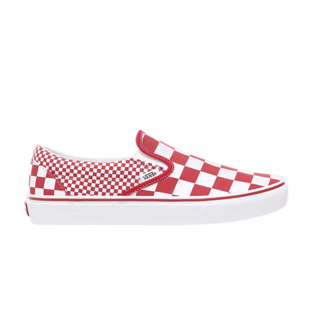 Vans Classic Slip-On Red Mix Checker