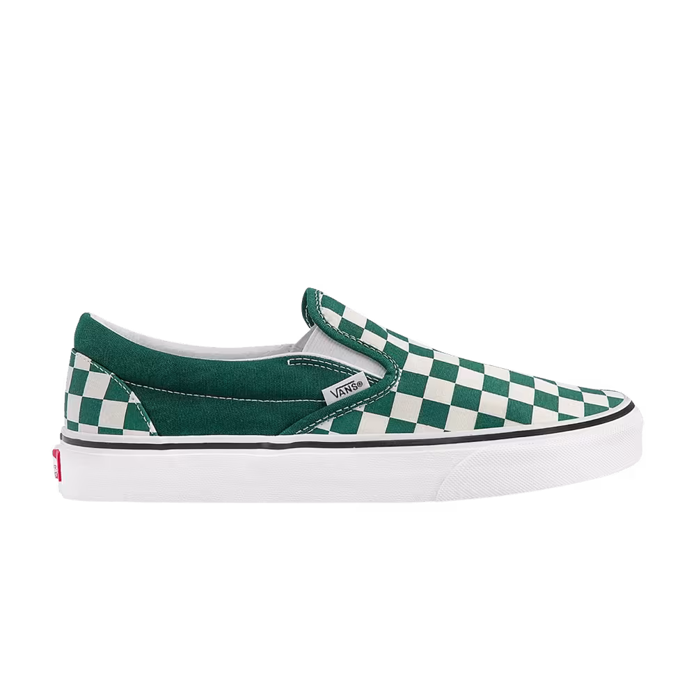 Vans Classic Slip-On Checkerboard - Green
