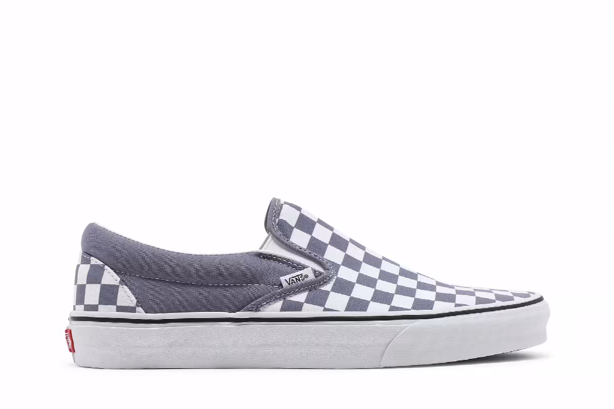 Vans Classic Slip-On Checkerboard - Blue Granite, view 2