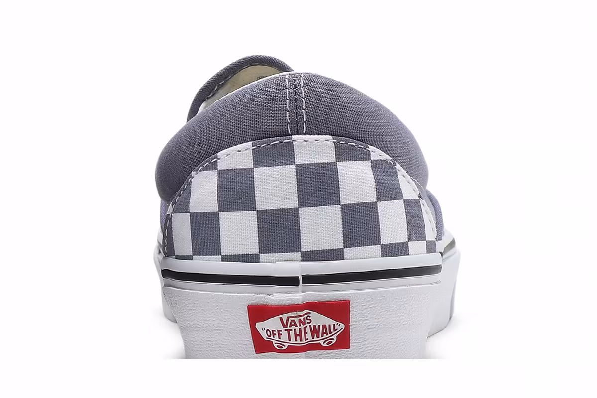 Vans Classic Slip-On Checkerboard - Blue Granite, view 8