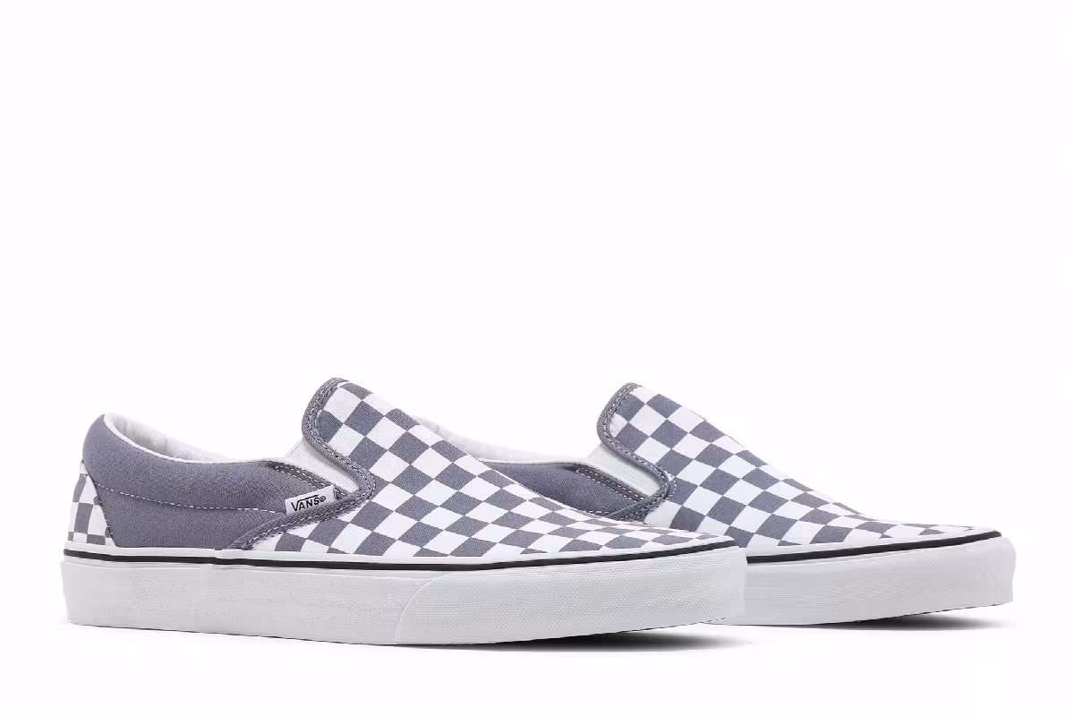 Vans Classic Slip-On Checkerboard - Blue Granite, view 9