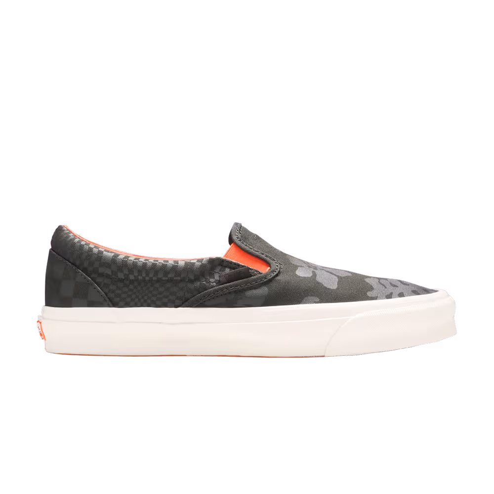 Porter-Yoshida & Co. x Vans OG Classic Slip-On LX Forest Night Floral Checkerboard