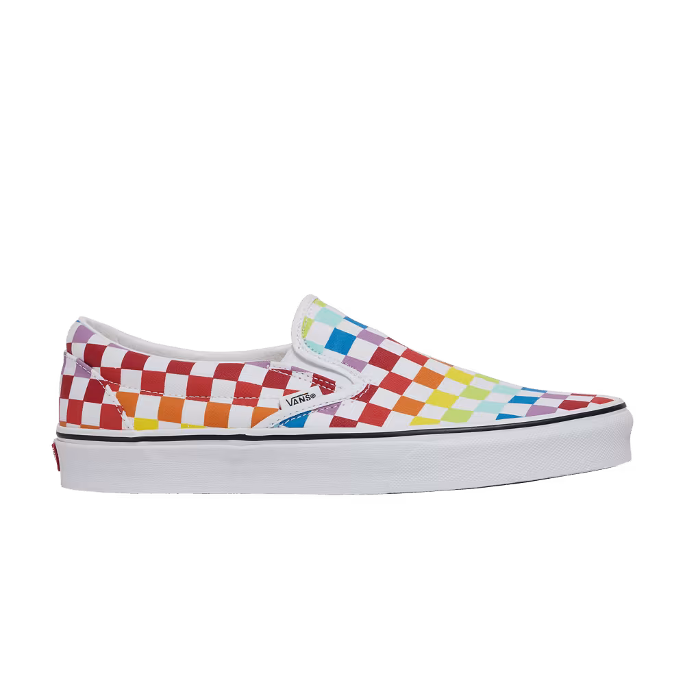 Vans Classic Slip-On Rainbow Checkerboard