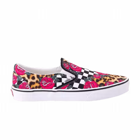 Vans Classic Slip-On 'Rose Animal Checkerboard'