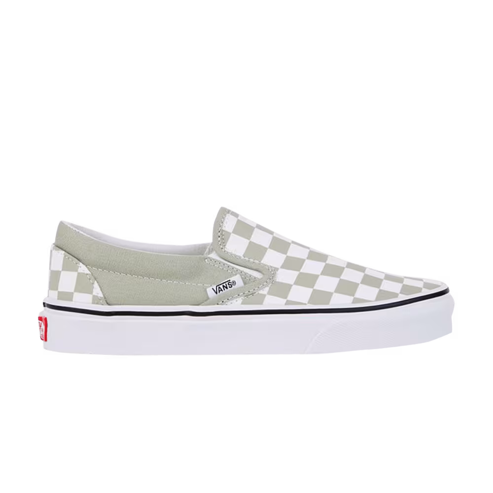 Vans Slip-On Checkerboard Desert Sage