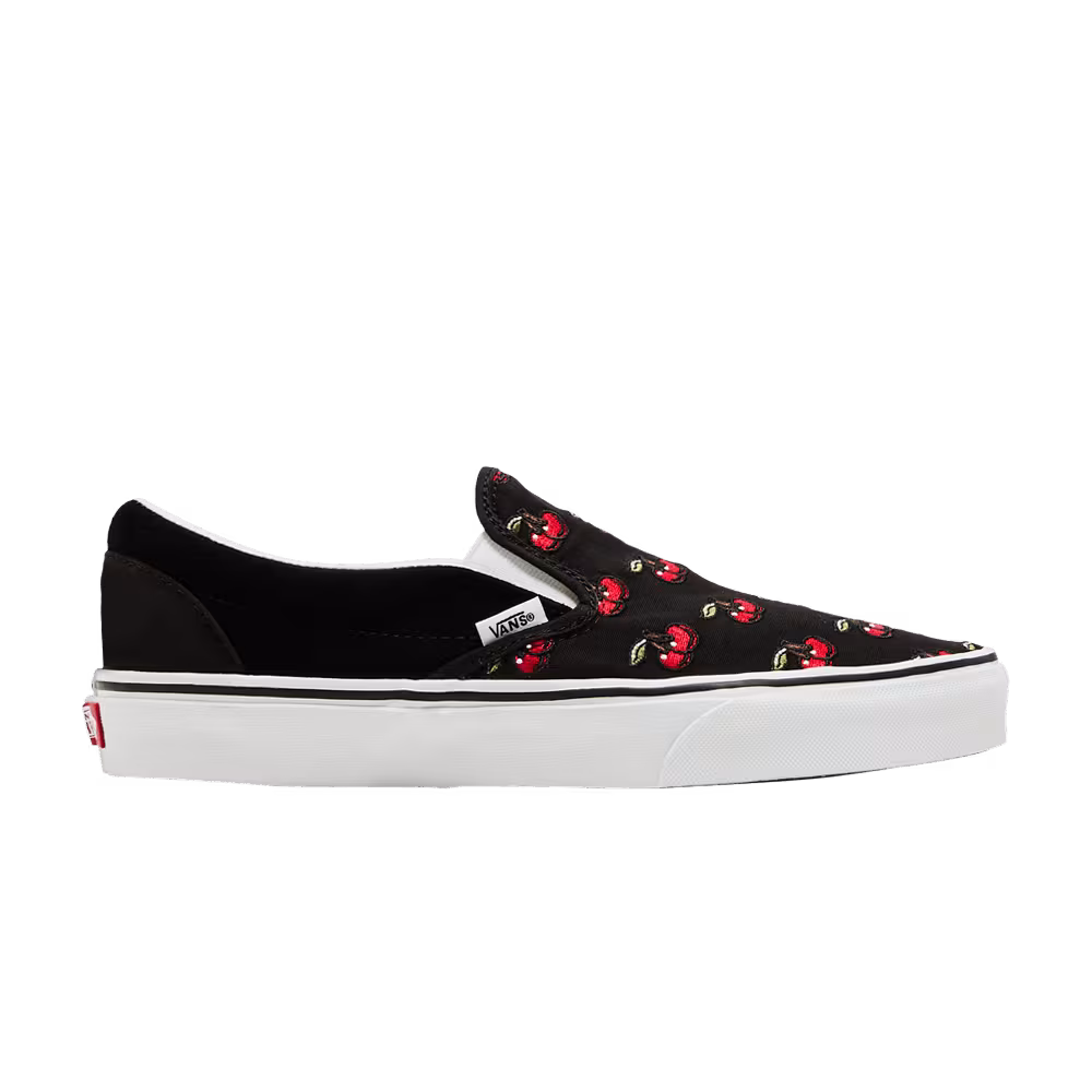 Vans Classic Slip-On Cherries Black