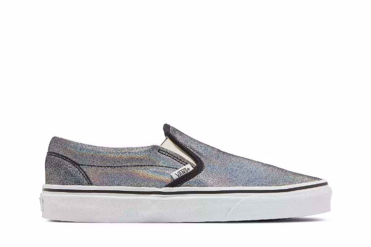 Vans Classic Slip-On Prism Suede - Black, view 2