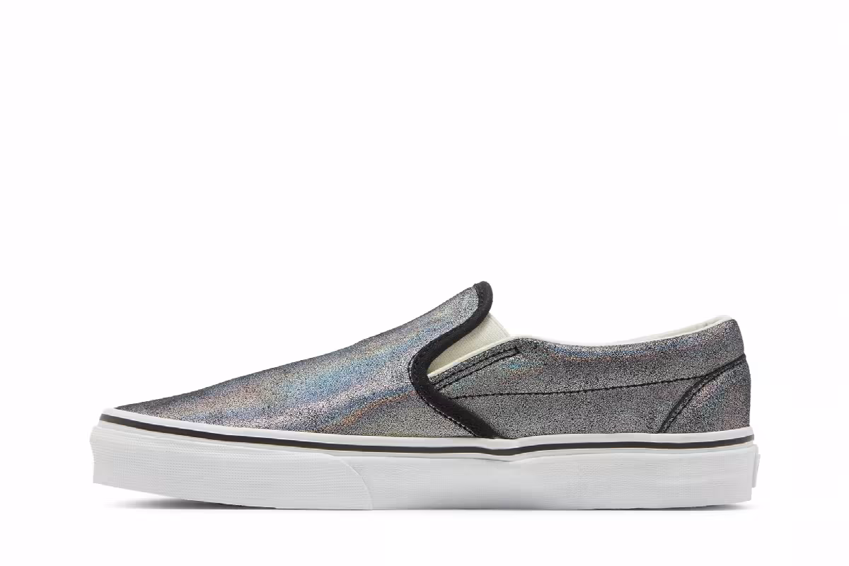 Vans Classic Slip-On Prism Suede - Black, view 4