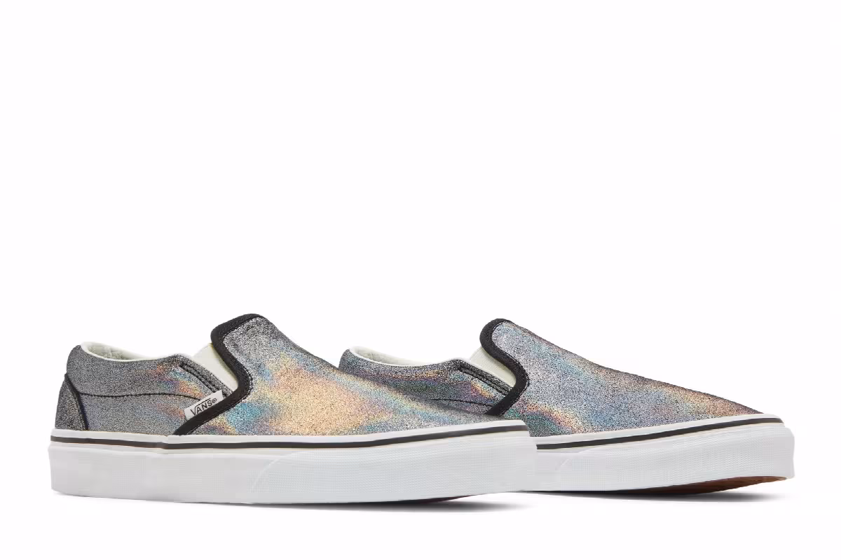 Vans Classic Slip-On Prism Suede - Black, view 9