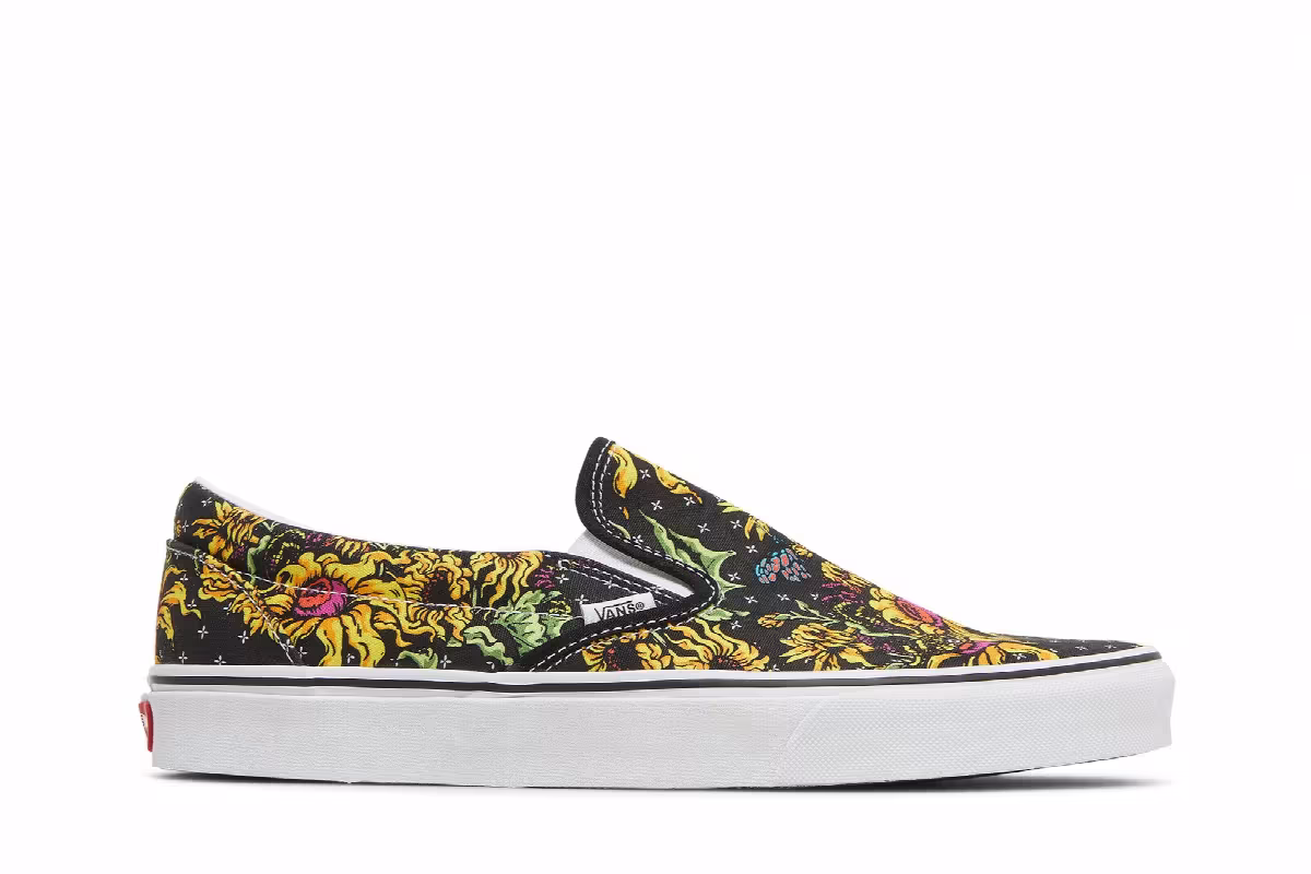 Vans Classic Slip-On Beauty Skull, view 2