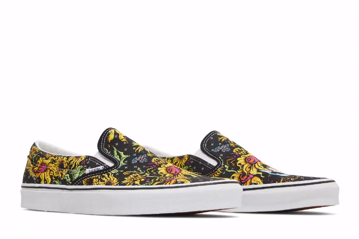 Vans Classic Slip-On Beauty Skull, view 9