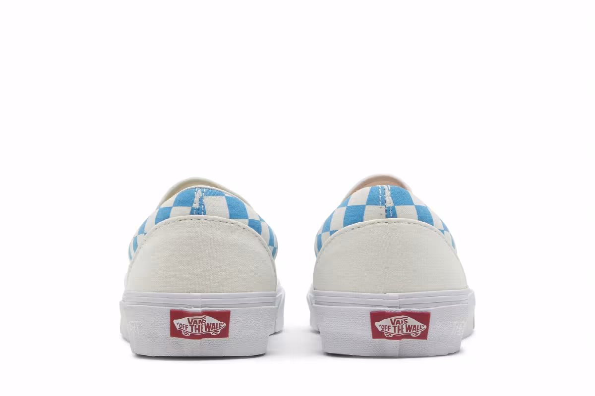 MOCA x Vans Classic Slip-On Checkerboard - Cyan, view 7