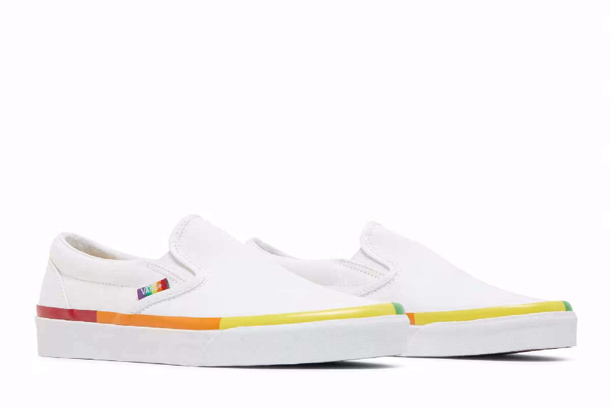 Vans Classic Slip-On Rainbow Sole, view 9