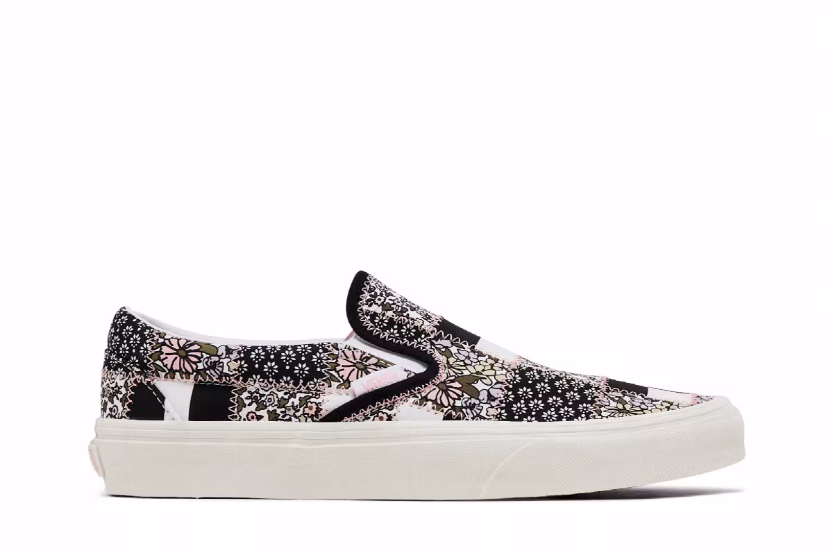 Vans Classic Slip-On Patchwork Floral, view 2
