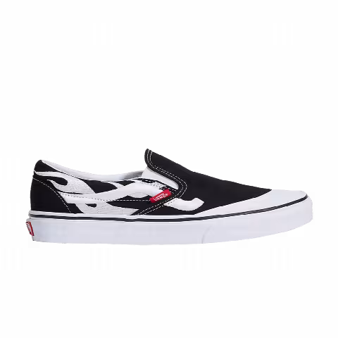A$AP Rocky x Vans Classic Slip-On 'Worldwide Pack - Black White Flame'
