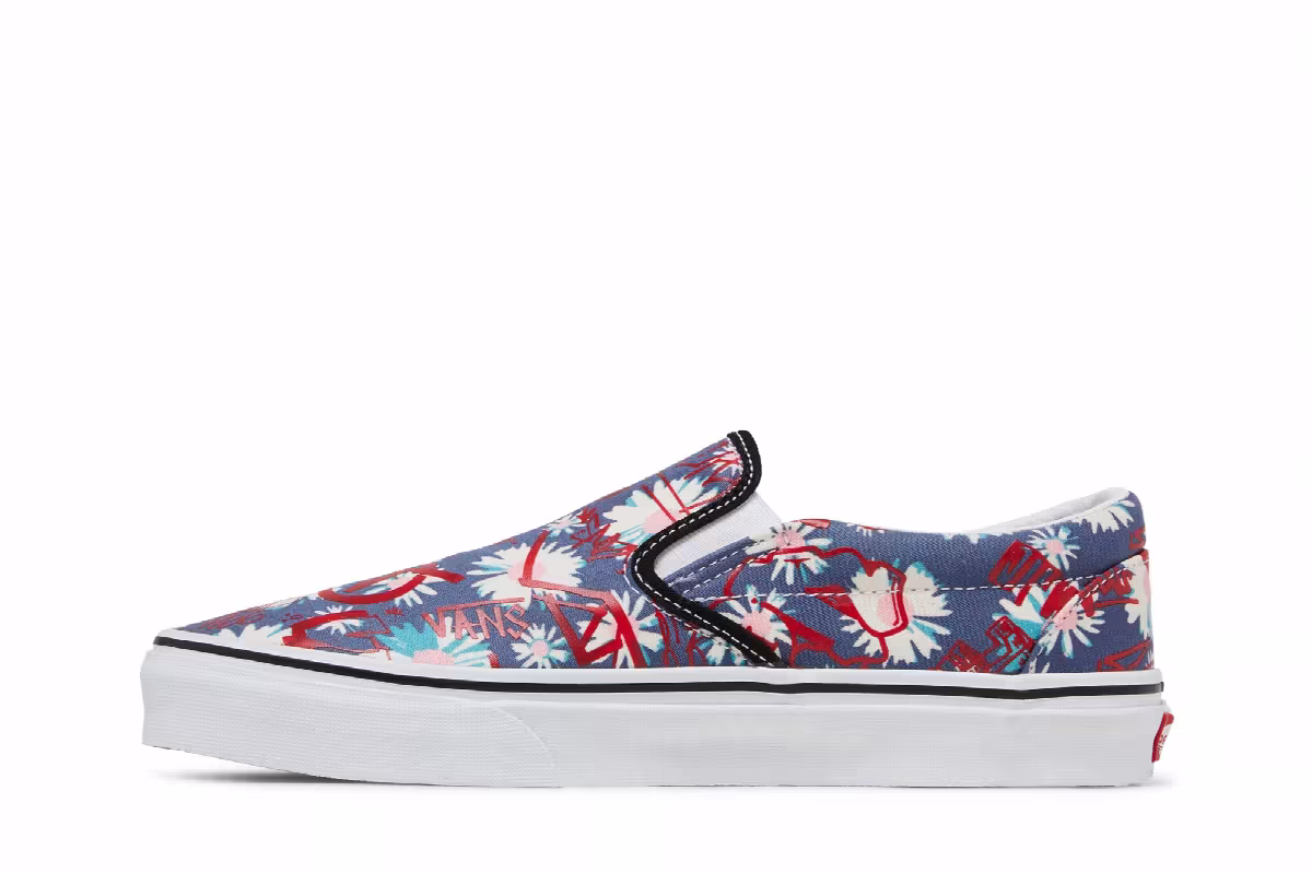 Vans Classic Slip-On Floral, view 4