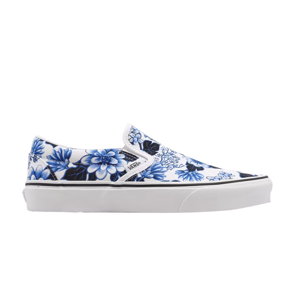 Vans Classic Slip-On Floral - Blue