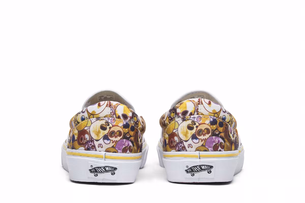 Vans Takashi Murakami Slip-On LX Yellow Skull, view 7