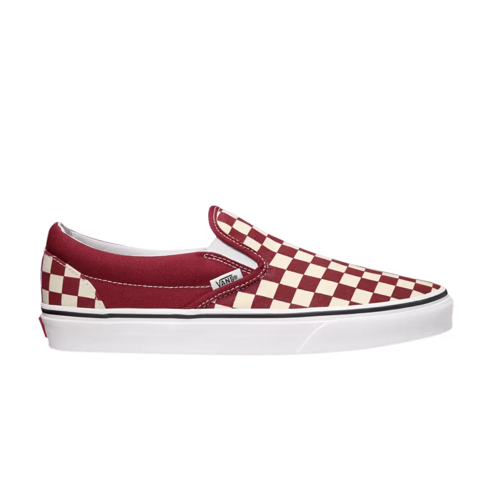 Vans Classic Slip-On Rumba Red Checkerboard