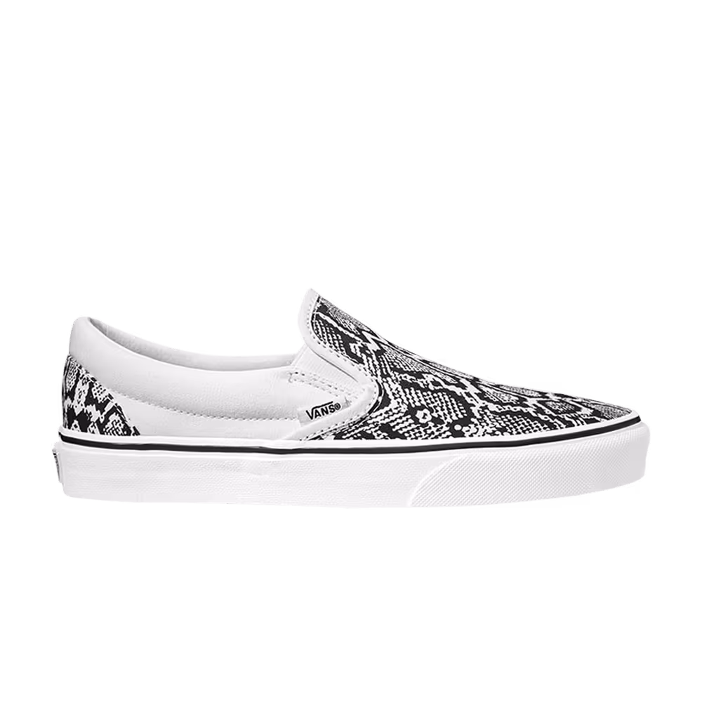 Vans Classic Slip-On Python White