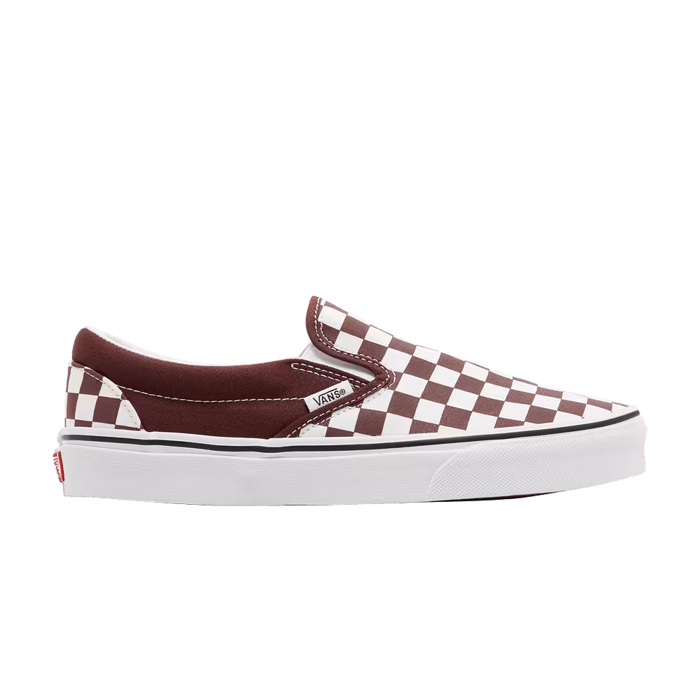 Vans Classic Slip-On Color Theory Checkerboard - Bitter Chocolate