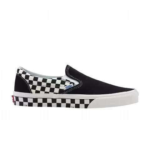 Vans Classic Slip-On 'Sidewall Check - Black'