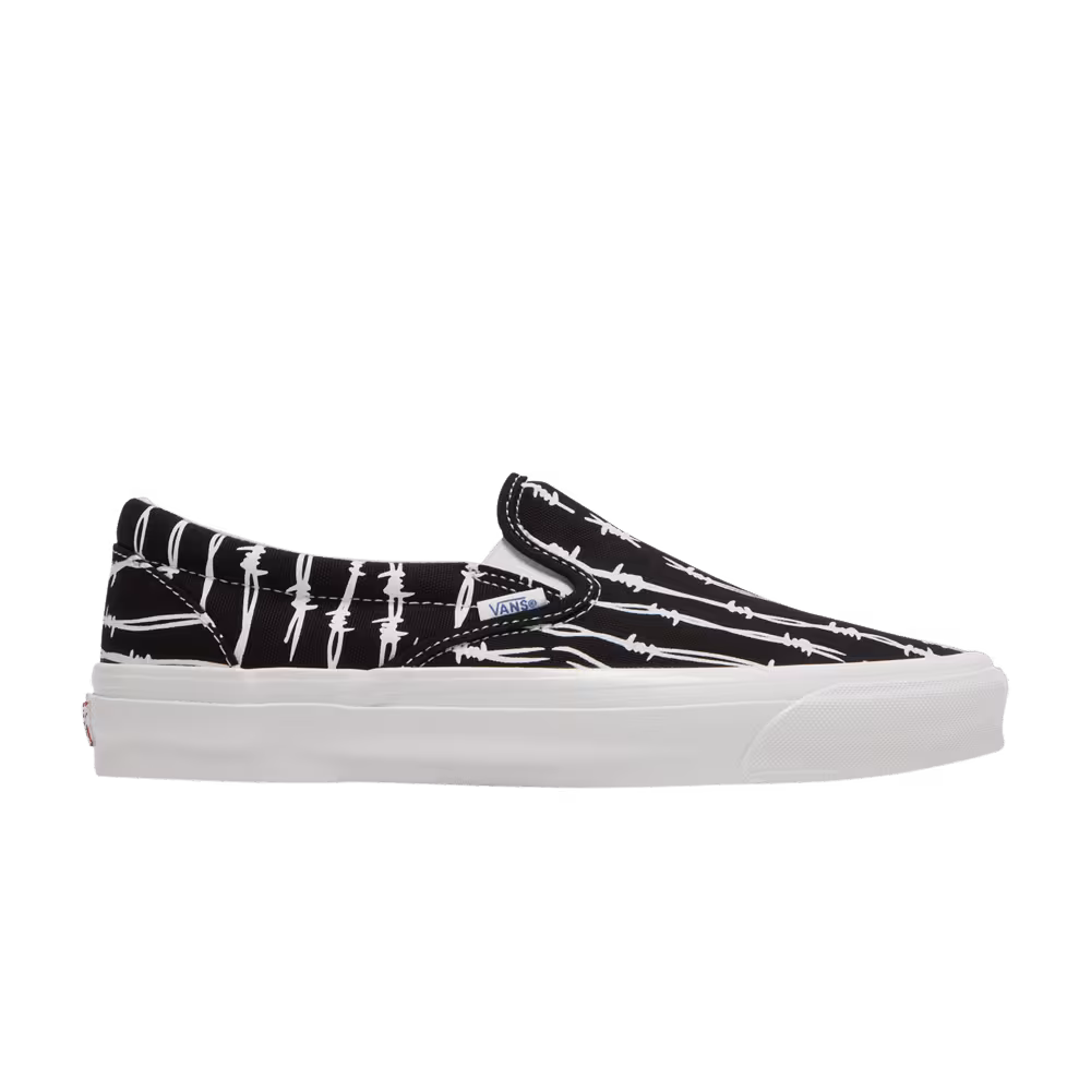 Vans OG Classic Slip-On LX Barbed Wire - Black