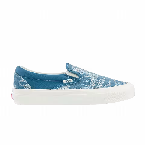 Vans OG Classic Slip-On LX 'Palm Acid Wash Summer Leaf - Navy'