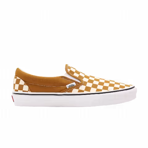 Vans Classic Slip-On 'Checkerboard - Golden Brown'