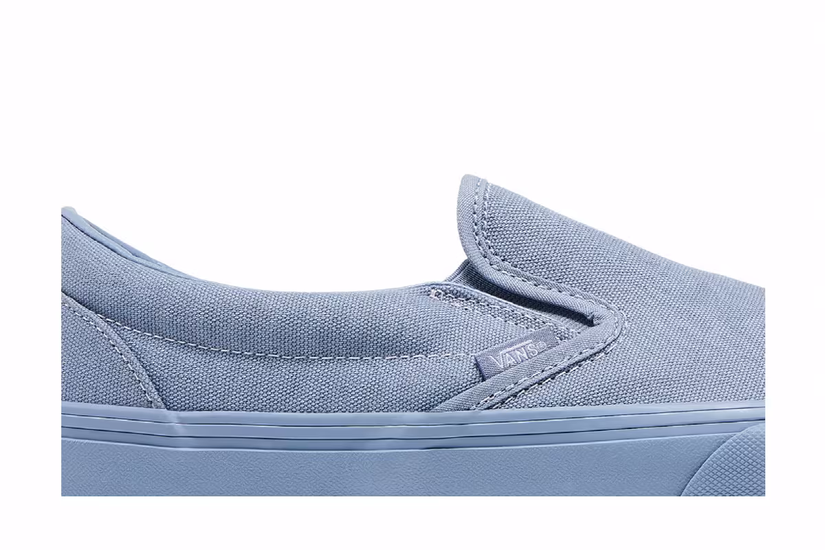 Vans Classic Slip-On Pastel Mono - Dusty Blue, view 3