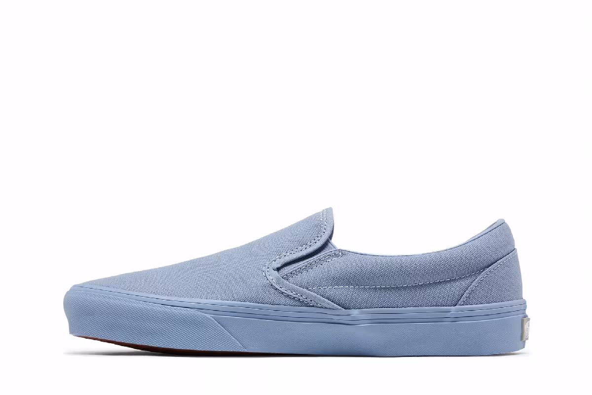 Vans Classic Slip-On Pastel Mono - Dusty Blue, view 4