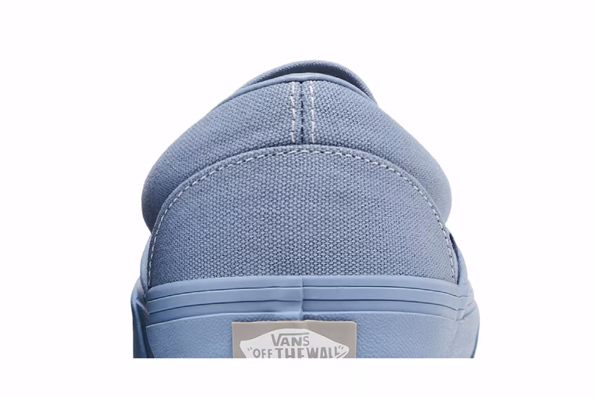 Vans Classic Slip-On Pastel Mono - Dusty Blue, view 8