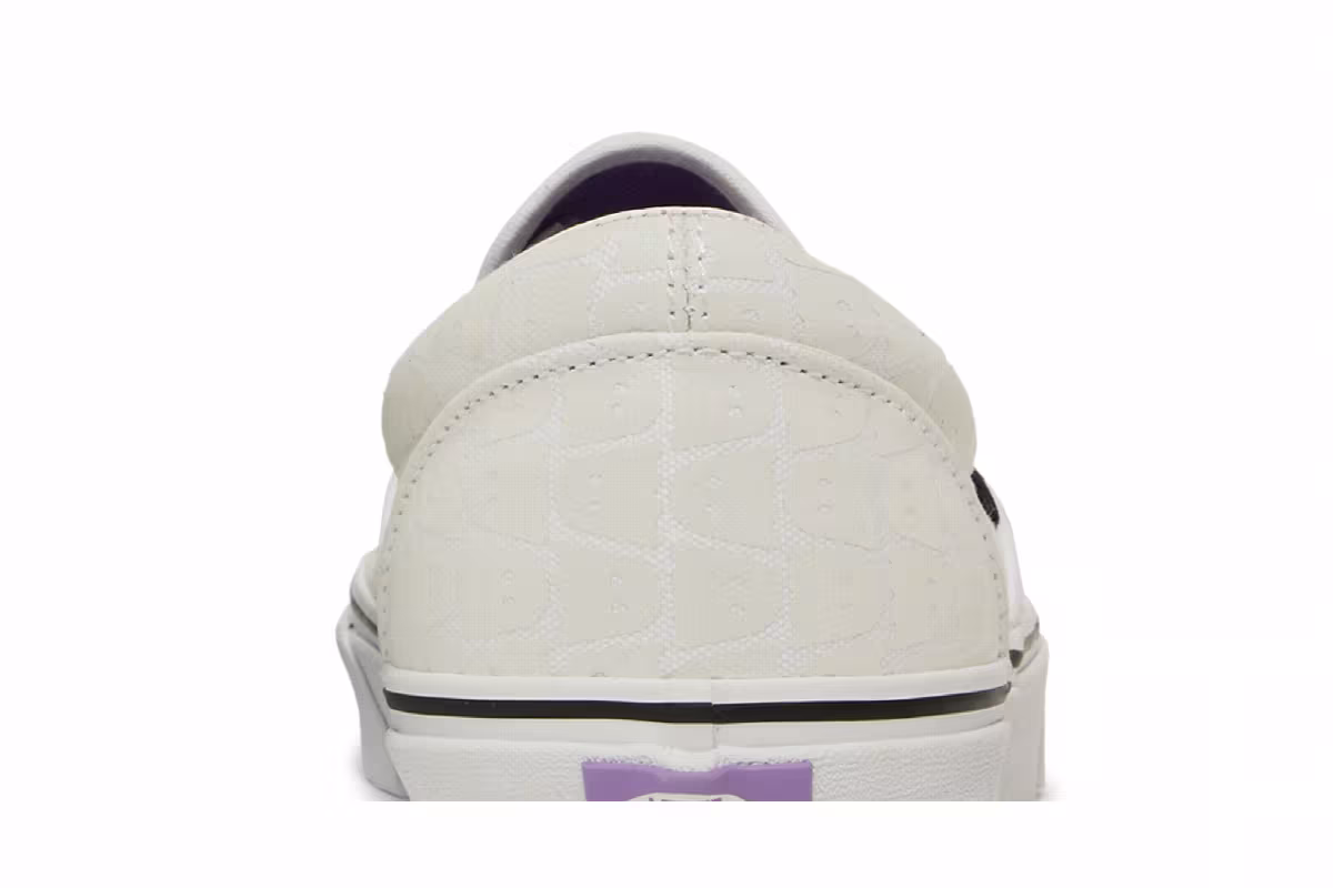 Vans Ghostly x Classic Slip-On True White, view 8