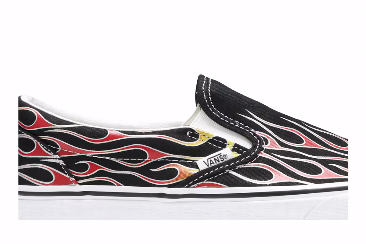 Vans Classic Slip-On Mash Up Flames, view 3
