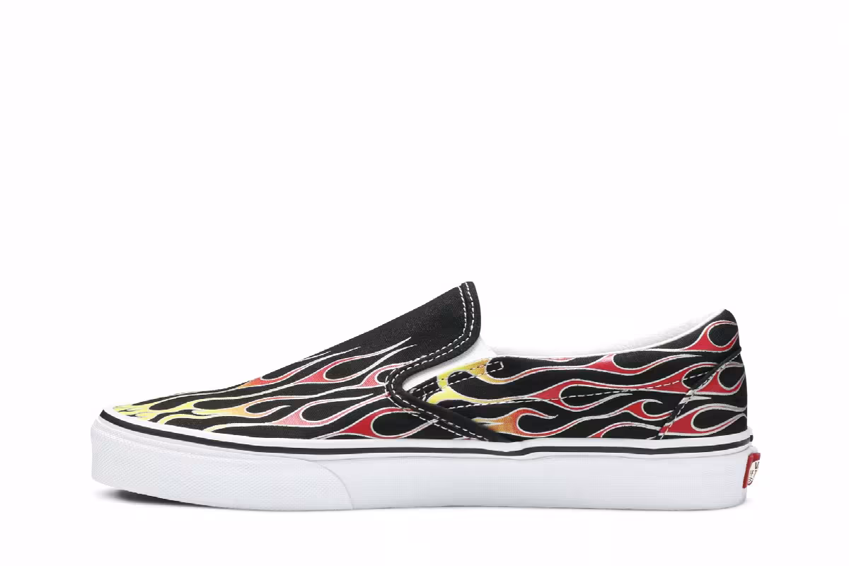 Vans Classic Slip-On Mash Up Flames, view 4