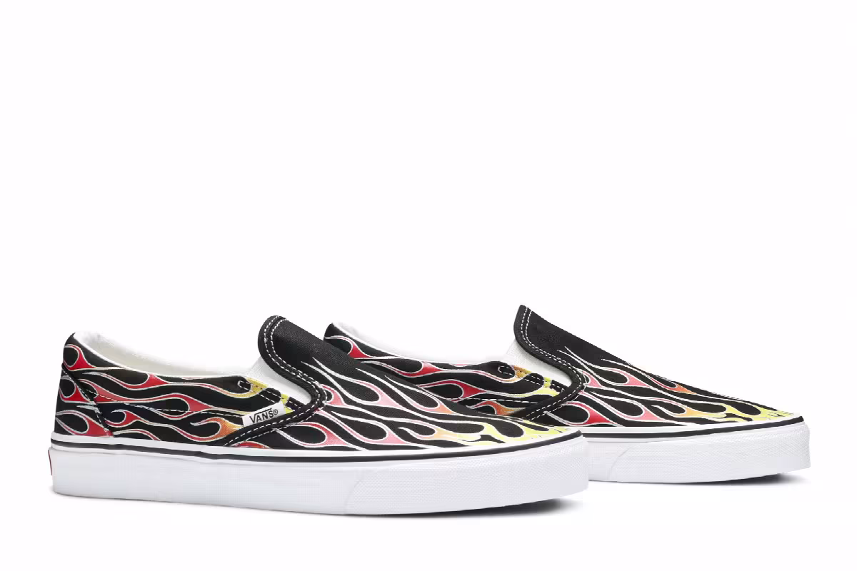 Vans Classic Slip-On Mash Up Flames, view 9