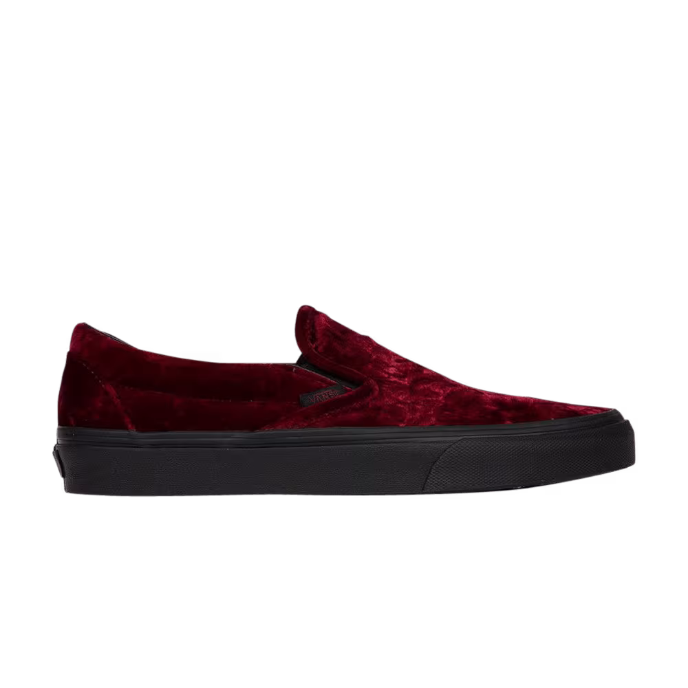 Vans Classic Slip-On Oxblood Velvet