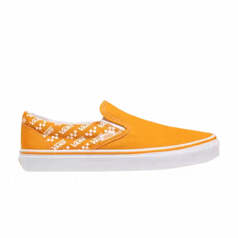 Vans Classic Slip-On 'Logo Repeat - Cadmium Yellow'