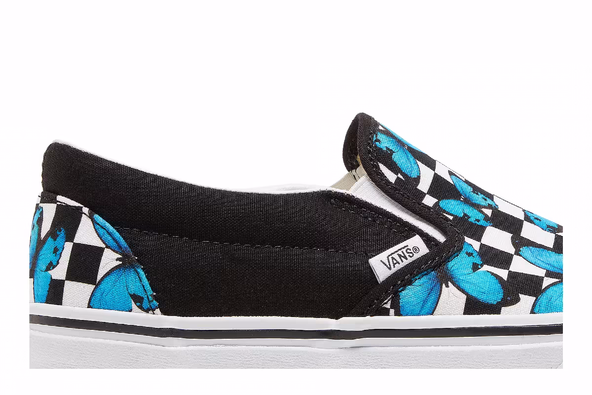 Vans Classic Slip-On Butterfly Checkerboard, view 3
