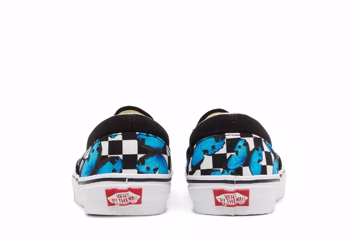 Vans Classic Slip-On Butterfly Checkerboard, view 7