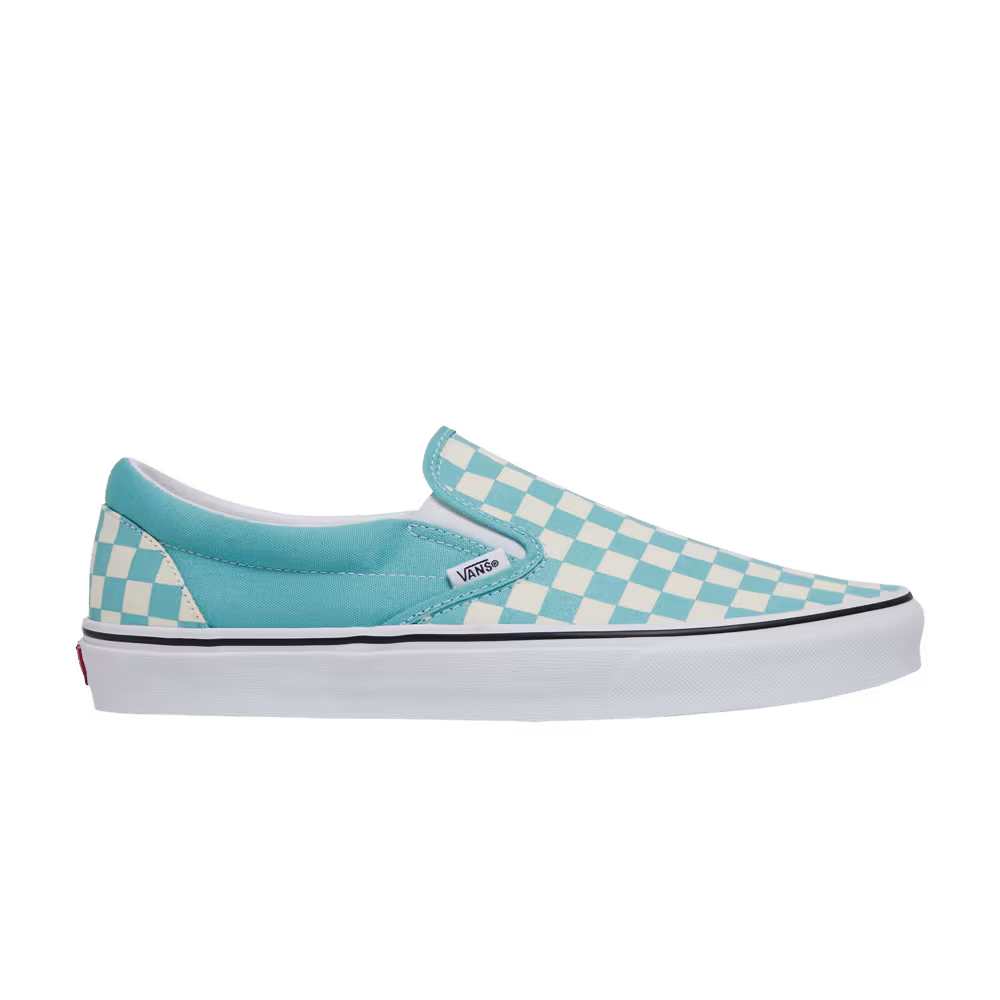 Vans Classic Slip-On Aqua Haze Checkerboard