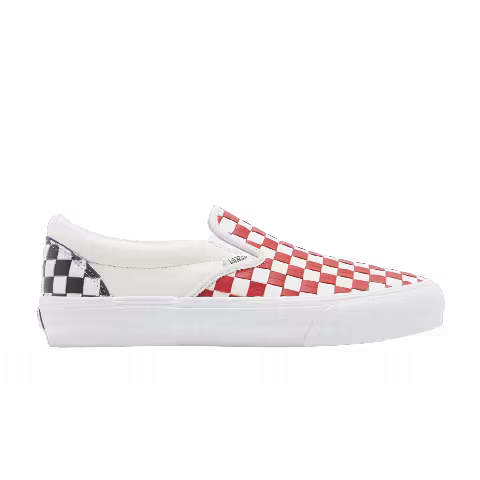 Vans Classic Slip-On VLT LX 'Leather Woven - Red'