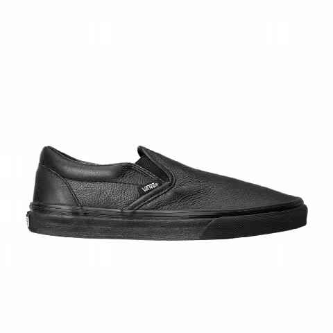 Vans Classic Slip-On 'Black Leather'