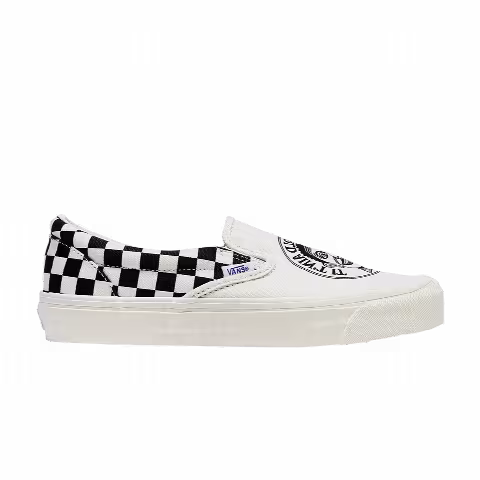 John Van Hammersveld x Vans OG Classic Slip-On LX 'Checker - Marshmallow Black'