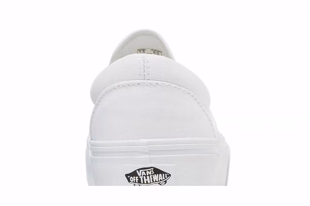 Vans Classic Slip-On Platform White, view 8