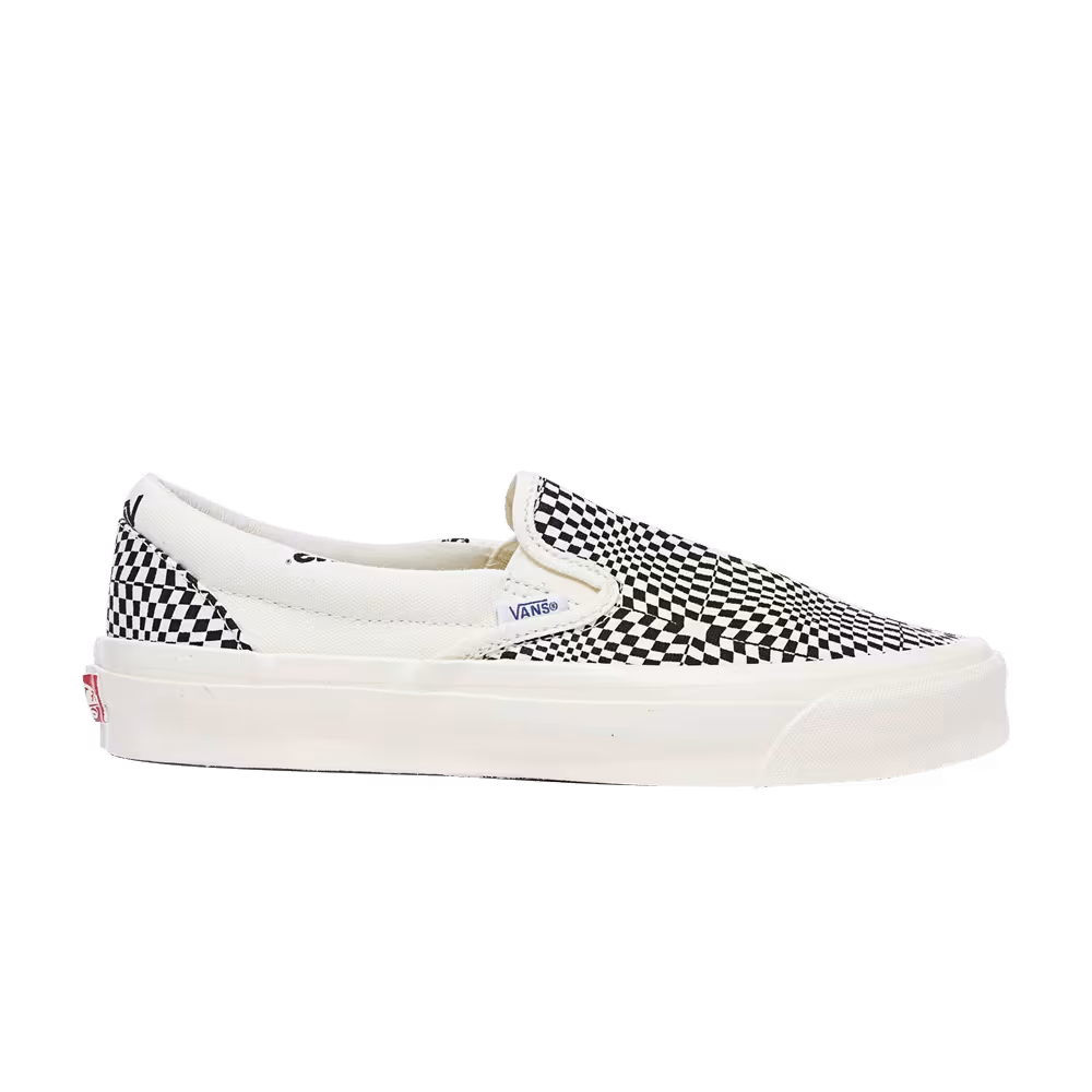 Vans OG Classic Slip-On LX Optical Checkerboard - Black Marshmallow