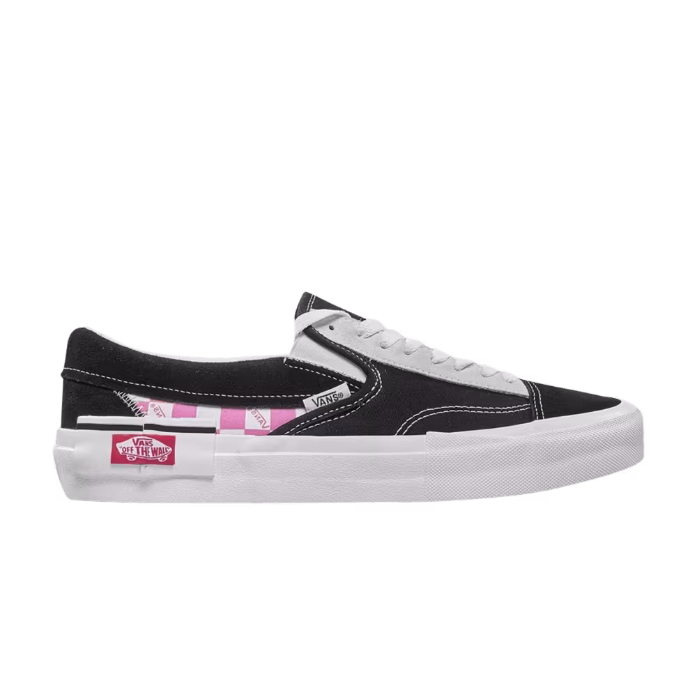 Vans Classic Slip-On CAP Checkerboard - Black Pink