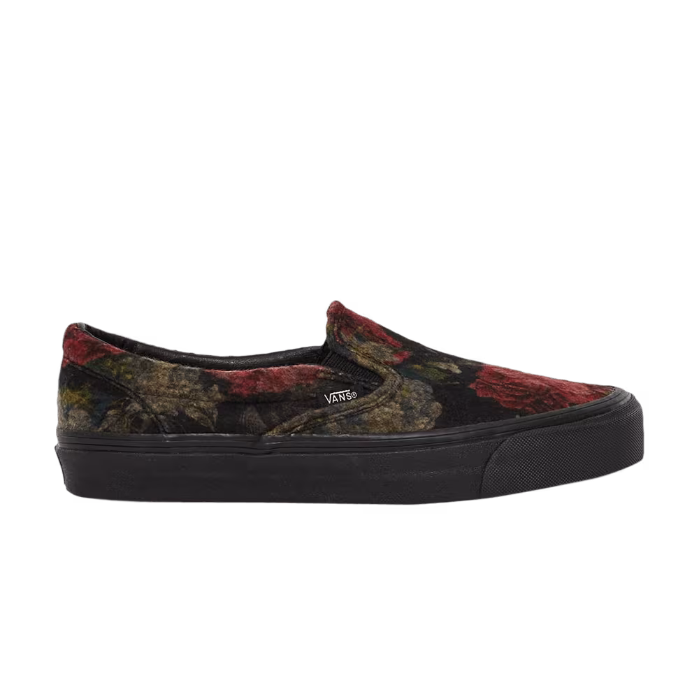 Opening Ceremony x Vans OG Classic Slip-On LX Floral - Black Red