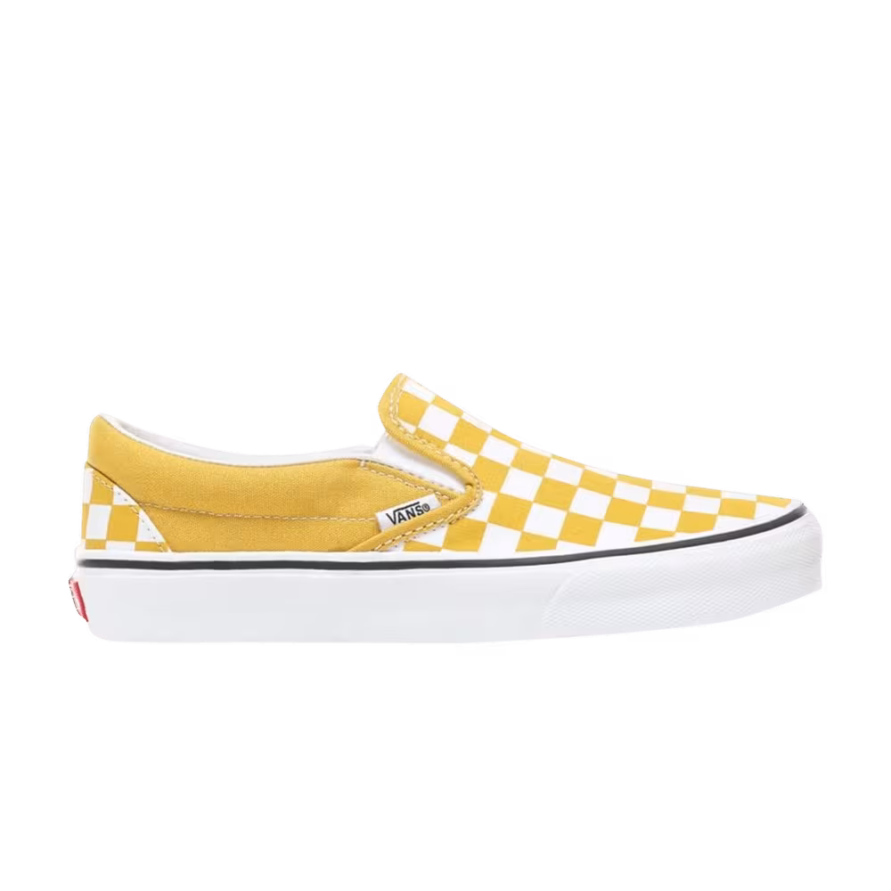 Vans Classic Slip-On Checkerboard - Yolk Yellow