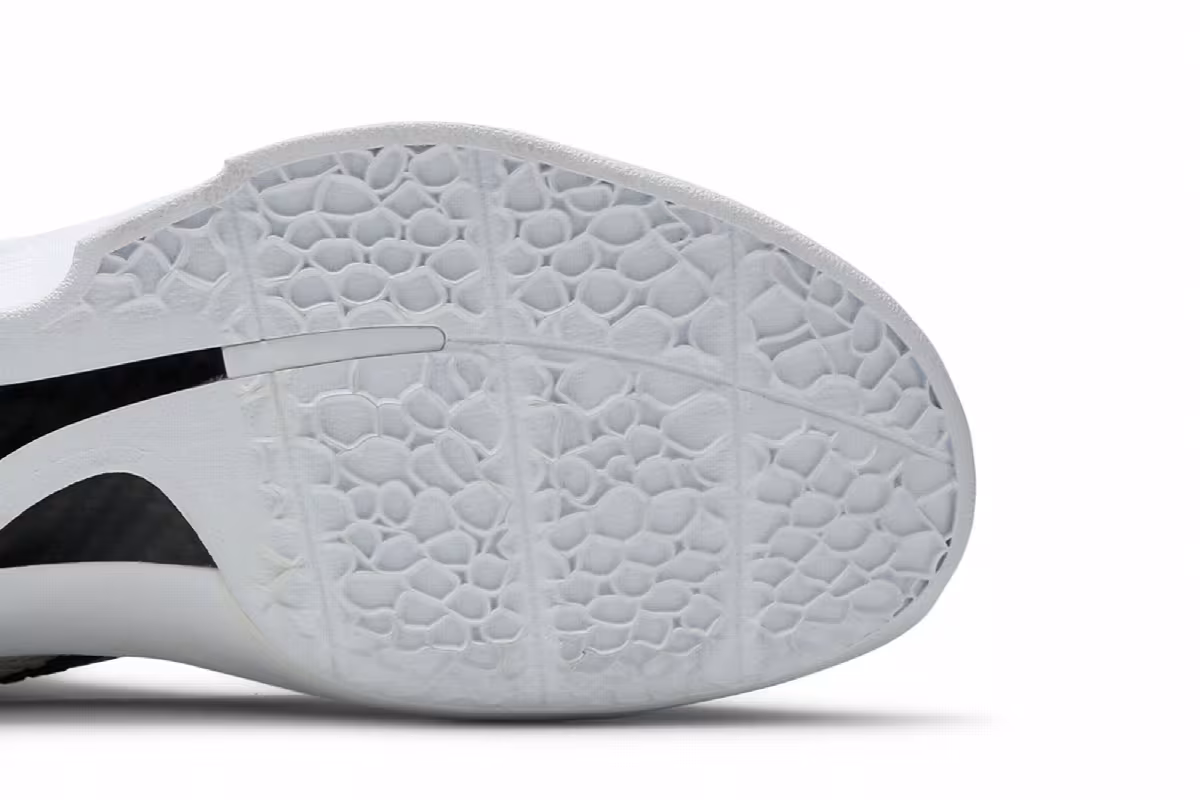 Nike Zoom Kobe 6 TB White Black, view 6